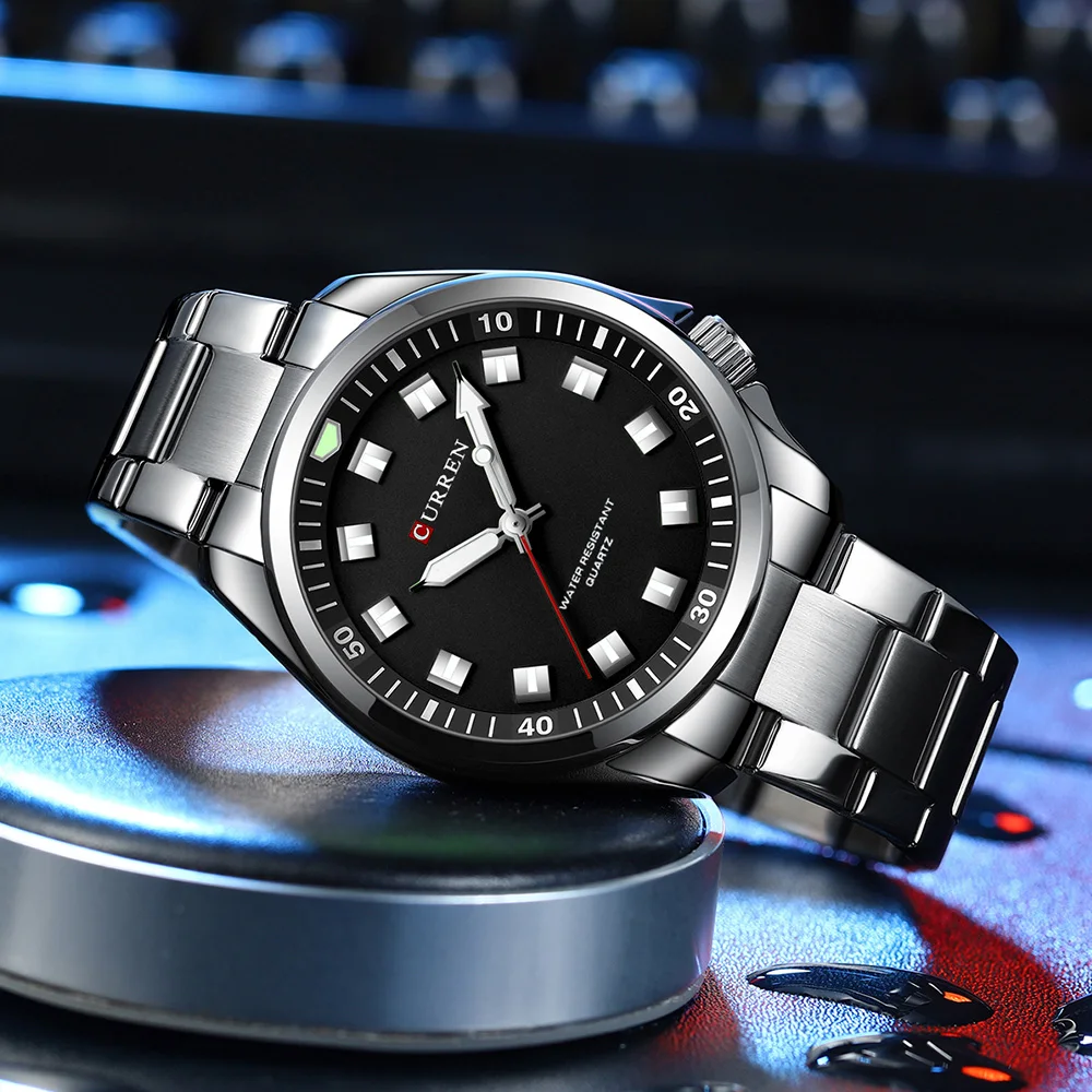 

CURREN Fashion Luxury Analog Quartz Men's Wristwatches Brand Stainless Steel Bracelet Luminous Hands Watch Relogios Masculino