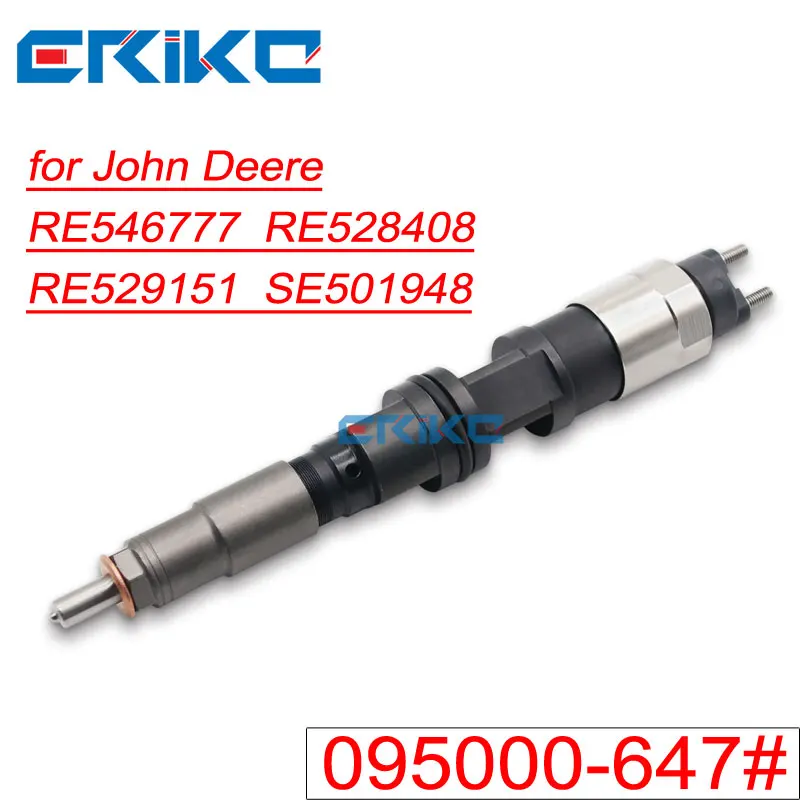 

095000-6471 Injection Sprayer 095000-6470 Common Rail Fuel Injector RE546777 RE528408 FOR DENSO JOHN DEERE RE529151 SE501948