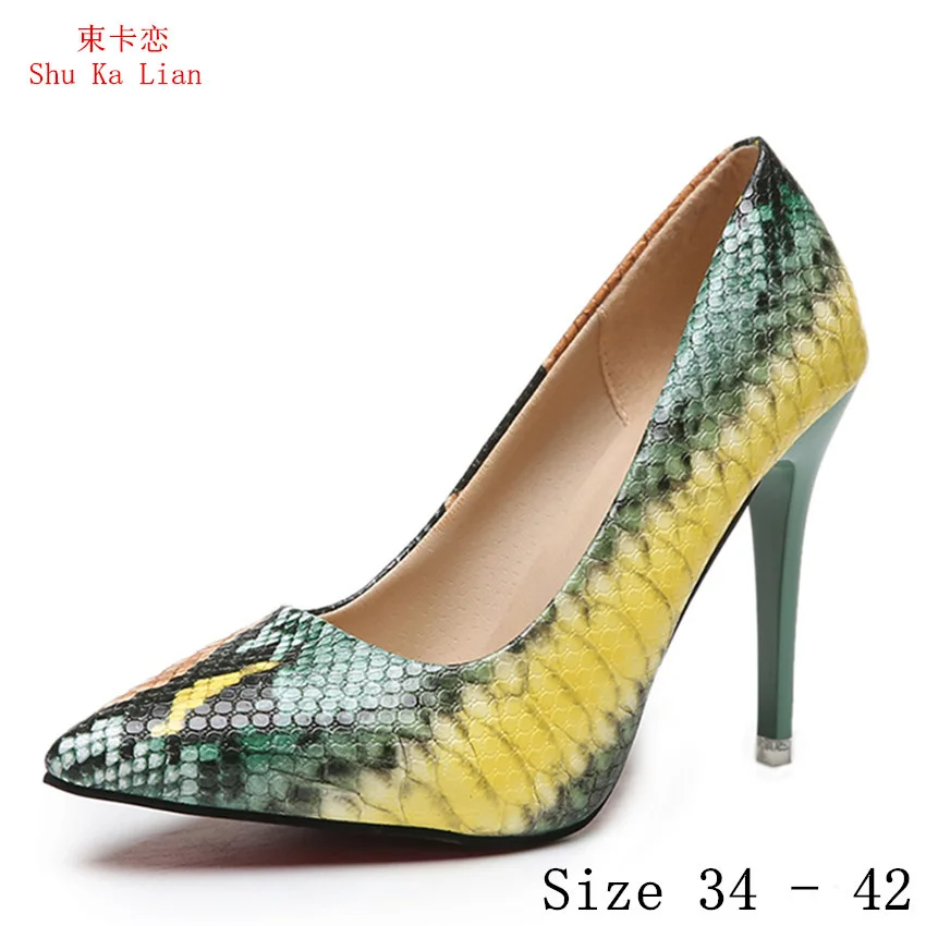 High Heels Women Pumps 10 CM High Heel Shoes Stiletto Woman Party Wedding Shoes Kitten Heels Plus Size 34 - 42
High Heels Women Pumps 10 CM High Heel Shoes Stiletto Woman Party Wedding Shoes Kitten Heels Plus Size 34 - 42