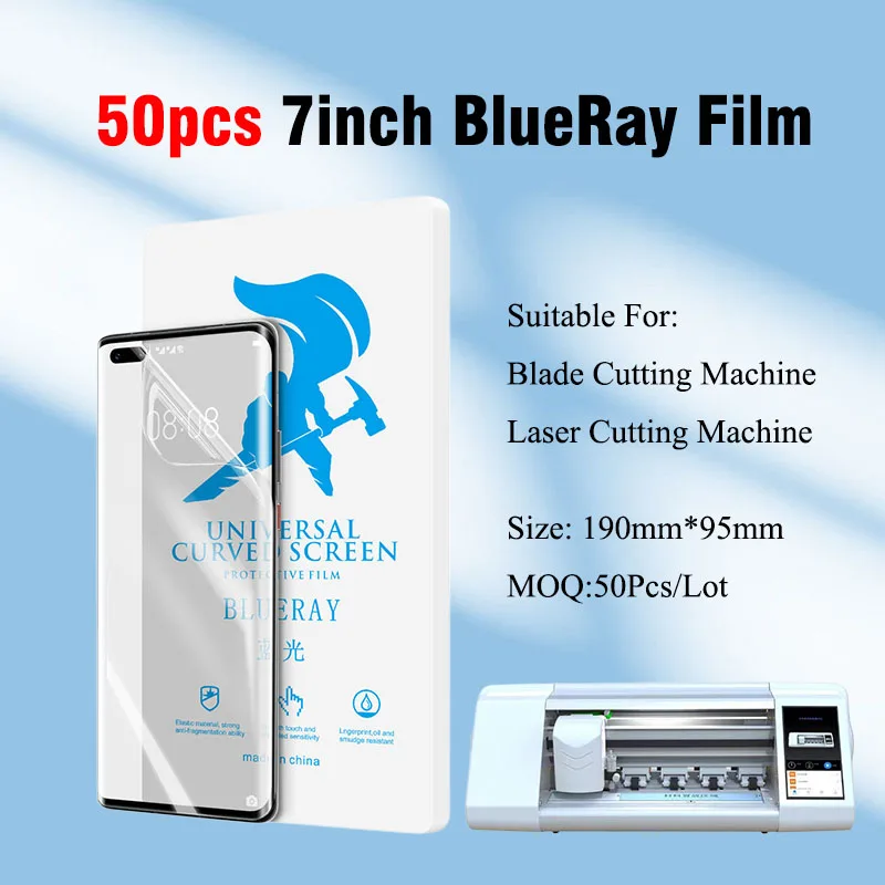 50pcs Anti Blue Light Hydrogel Film For Blade Cutting Machine Universal Film Protective Mobile Phone Screen Protector Not Glass
50pcs Anti Blue Light Hydrogel Film For Blade Cutting Machine Universal Film Protective Mobile Phone Screen Protector Not Glass