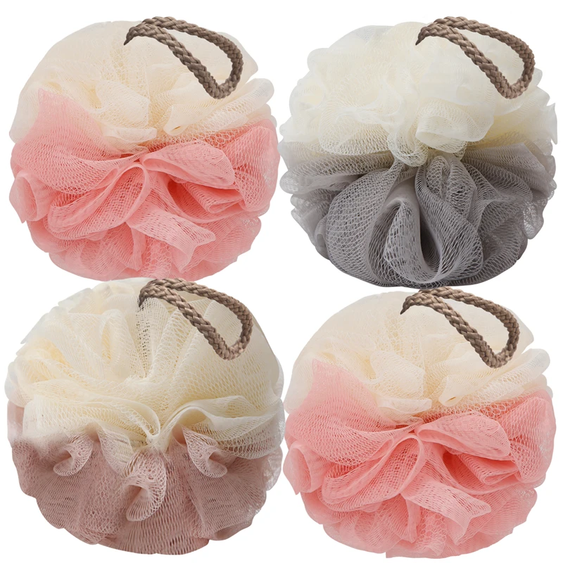 Bath Loofah Sponge Back Scrubber Shower Sponge Soft Mesh Exfoliator Pouf Shower Ball Bath Sponges Accessories 4Pcs 50g Mix Color
Bath Loofah Sponge Back Scrubber Shower Sponge Soft Mesh Exfoliator Pouf Shower Ball Bath Sponges Accessories 4Pcs 50g Mix Color