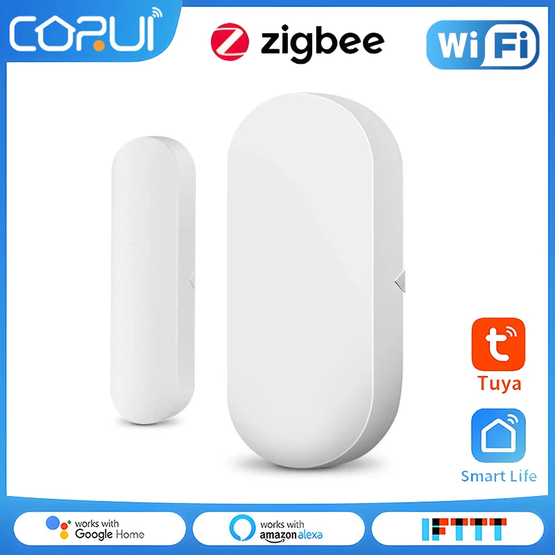 Zigbee/WIFI Tuya Smart Door Window Sensor Smart Life Door Magnetic Sensor Door Open/Closed Detector Support Alexa Google Home
Zigbee/WIFI Tuya Smart Door Window Sensor Smart Life Door Magnetic Sensor Door Open/Closed Detector Support Alexa Google Home