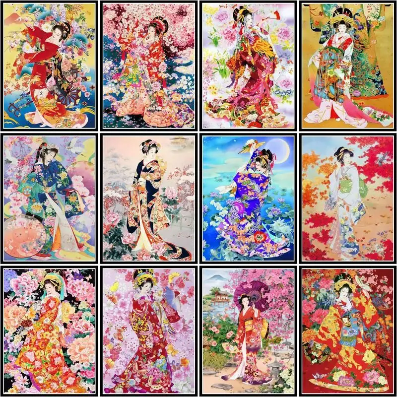 CHENISTORY Painting By Numbers Japanese Women Kits Drawing Canvas Handpainted Diy Figure Pictures By Numbers Home Decor
CHENISTORY Painting By Numbers Japanese Women Kits Drawing Canvas Handpainted Diy Figure Pictures By Numbers Home Decor