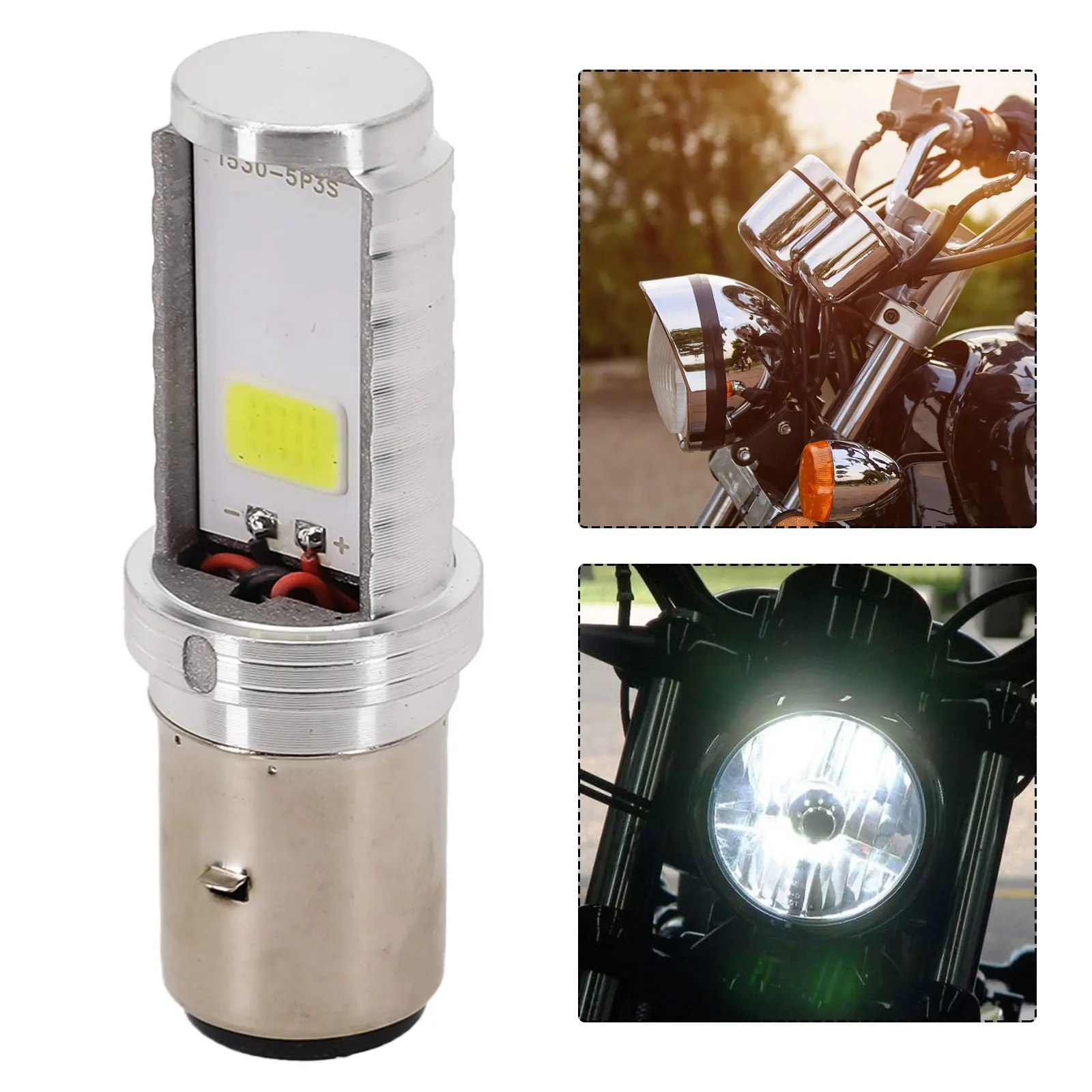BA20D H6 Motorcycle LED Headlight Bulbs White Light Efficient Heat Dissipation Perfect Replacement for All Bikes
BA20D H6 Motorcycle LED Headlight Bulbs White Light Efficient Heat Dissipation Perfect Replacement for All Bikes