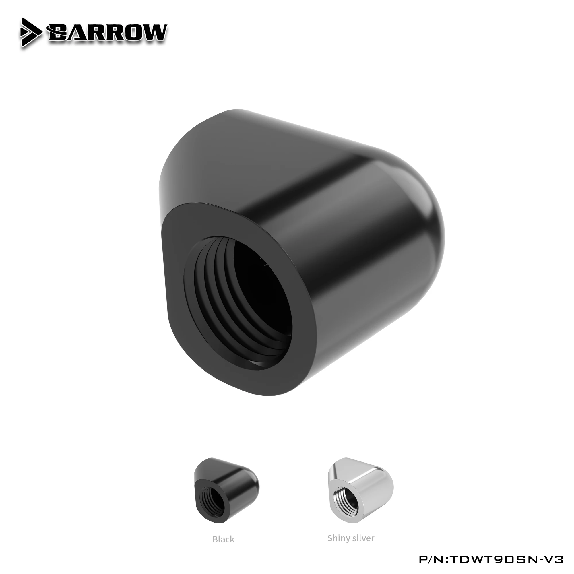 Barrow Double Internal G1/4'' Thread 90 Degree Fitting Adapter Water Cooling Adaptors Water Cooling Fitting TDWT90SN-V3
Barrow Double Internal G1/4'' Thread 90 Degree Fitting Adapter Water Cooling Adaptors Water Cooling Fitting TDWT90SN-V3
