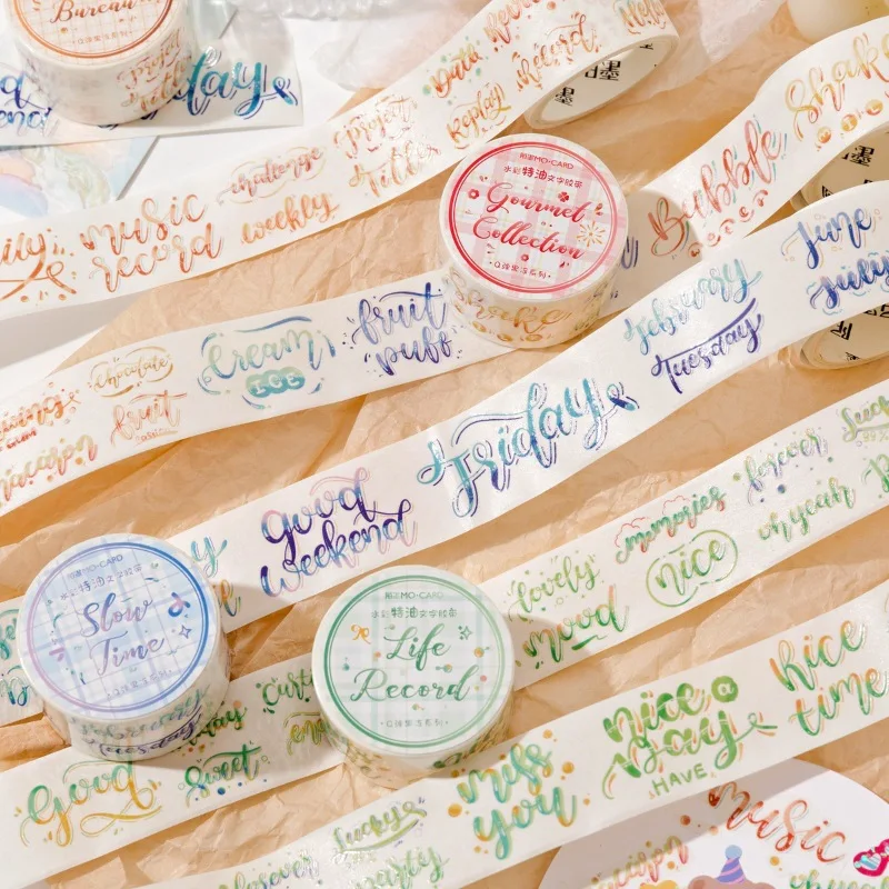 3m English washi tape decorative masking tape cute scrapbook tape school stationery hand account collage
3m English washi tape decorative masking tape cute scrapbook tape school stationery hand account collage