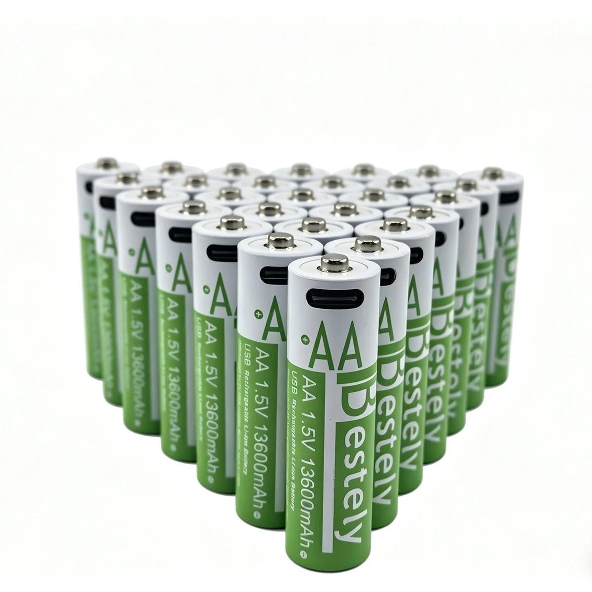 Bestely 1.5V 13600mAh USB AA Lithium ion Rechargeable Battery, Fast Charging Li-ion Akku , 2000 Cycle with USB- C Port Cables Bestely 1.5V 13600mAh USB AA Lithium ion Rechargeable Battery, Fast Charging Li-ion Akku , 2000 Cycle with USB- C Port Cables