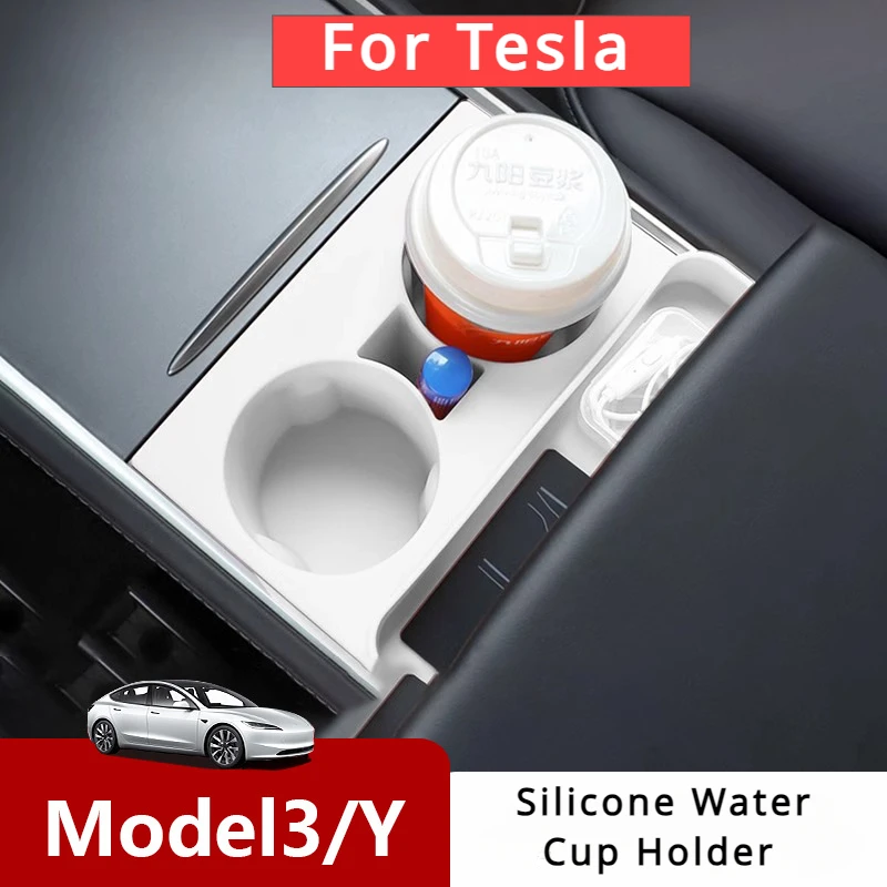 For Tesla Model 3 ModelY 2021 2022 2023 Cup Holder Interior Accessories Center Console Non-slip Silicone Water Cup Mat
For Tesla Model 3 ModelY 2021 2022 2023 Cup Holder Interior Accessories Center Console Non-slip Silicone Water Cup Mat