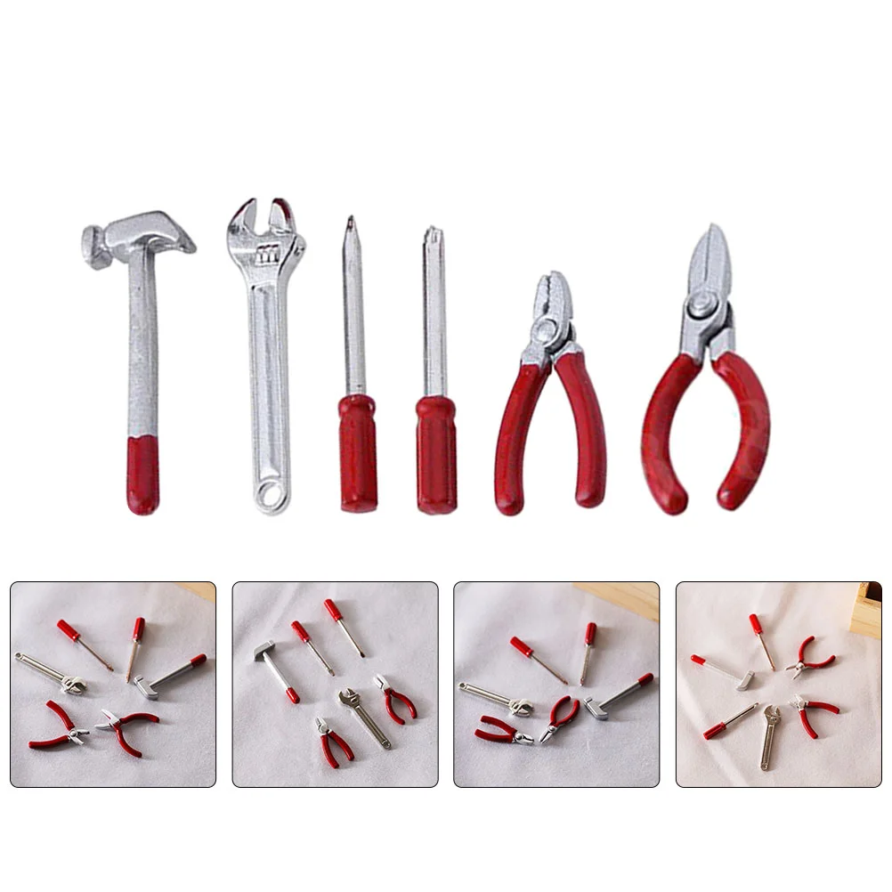 

Wow House Tool Alloy Miniature Toys Stuff Tools Wear-resistant Children Decorative Adorable Supply Childrens