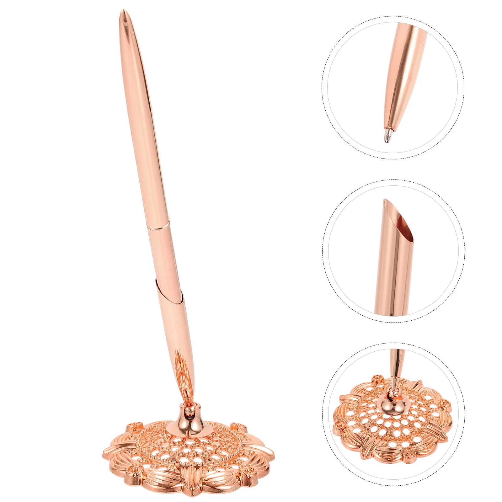 Metal Desktop Ballpoint Pens Business Writing Pen Hotel Front Reception Sign Pens Office School Stationery
Metal Desktop Ballpoint Pens Business Writing Pen Hotel Front Reception Sign Pens Office School Stationery