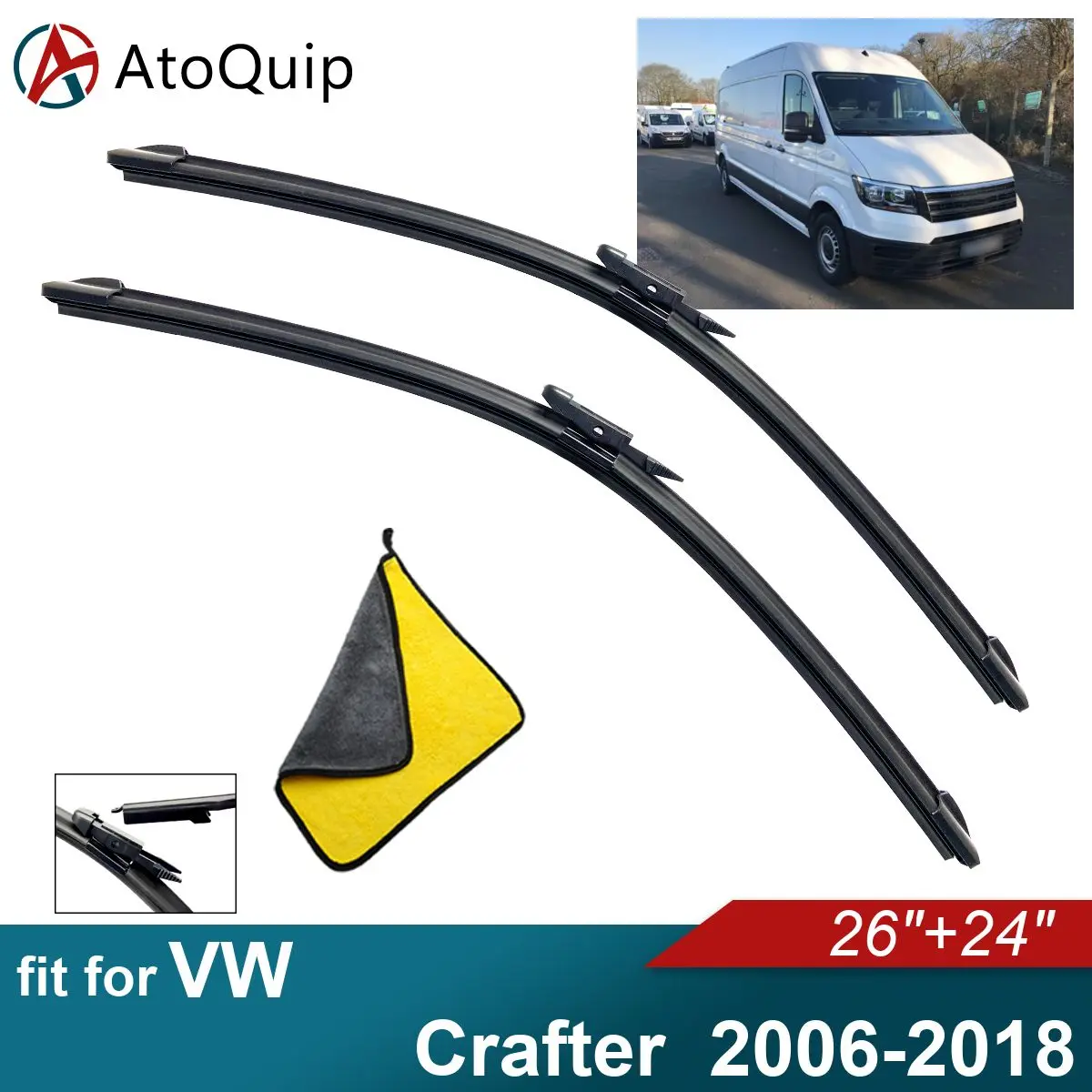 Car Windshield Wiper Blades Fit For VW Crafter Wiper Blades Soft Rubber Auto Front Windscreen
Car Windshield Wiper Blades Fit For VW Crafter Wiper Blades Soft Rubber Auto Front Windscreen