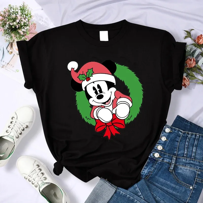 

Cute T Shirt Minnie Children T-shirt Kawaii Disney Tshirt Mickey Mouse Anime Cartoons Casual Vintage Clothes Women Top Tee