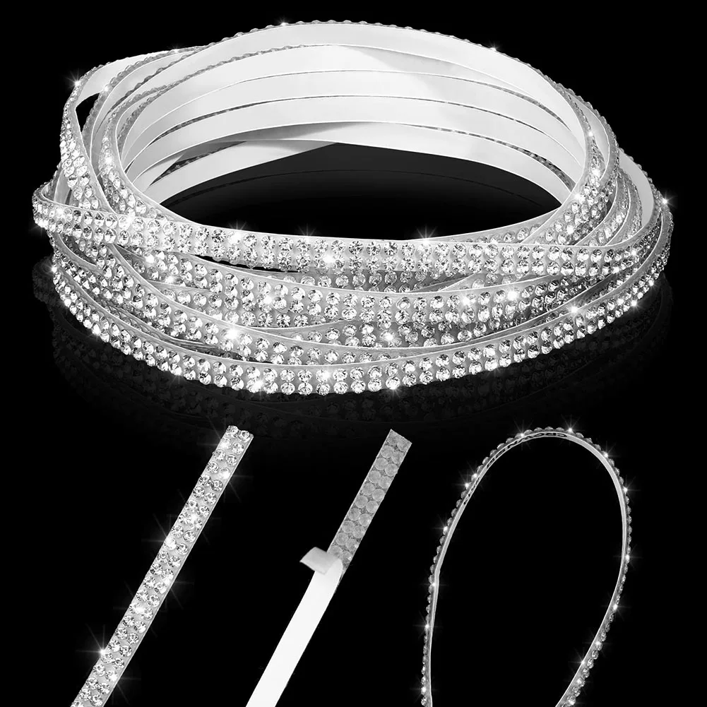 Crystal Sticker Rhinestones Soft Strips Universal Waterproof 1 Roll 1Yard Car Accessories Chrome Plated Durable
Crystal Sticker Rhinestones Soft Strips Universal Waterproof 1 Roll 1Yard Car Accessories Chrome Plated Durable