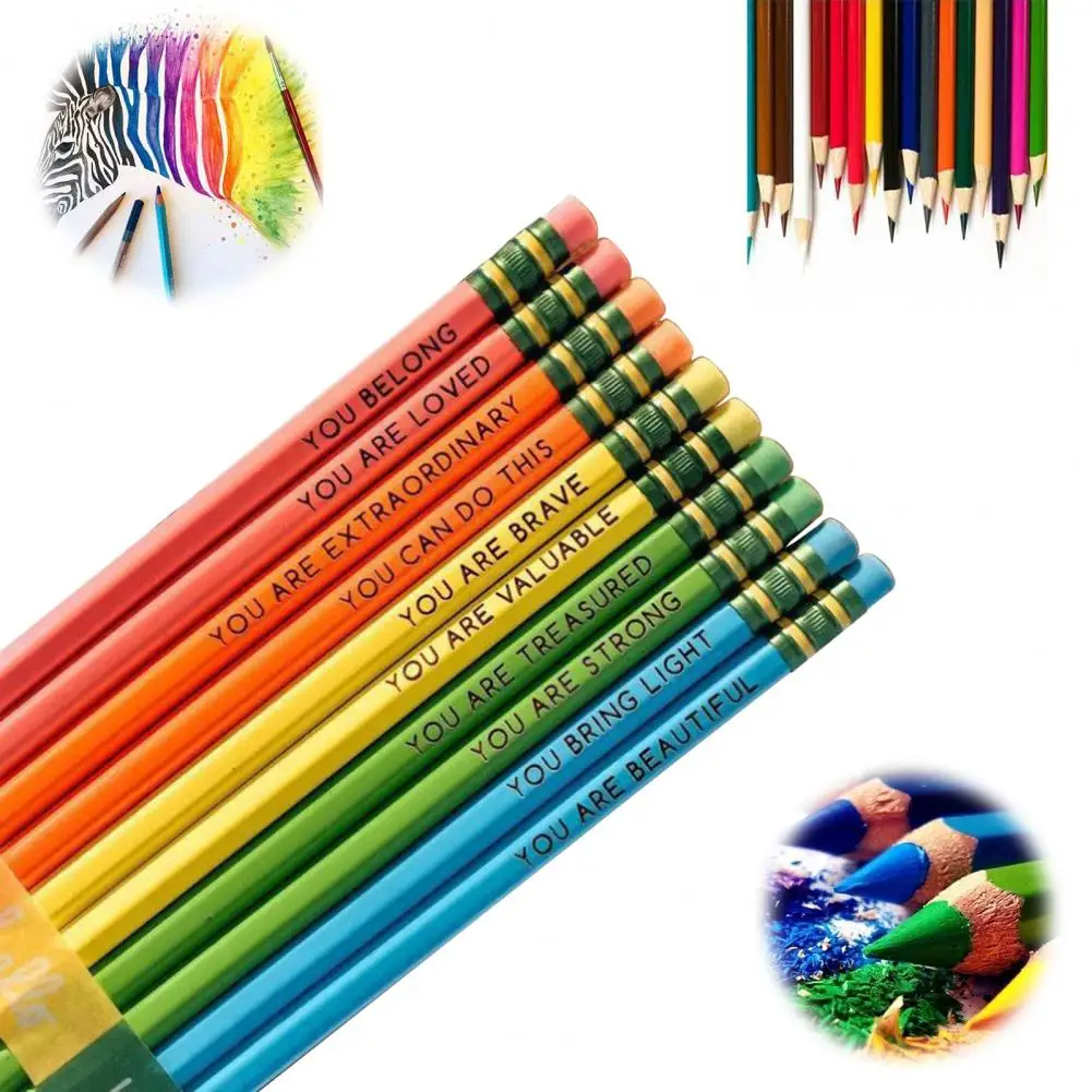 10Pcs Affirmation Pencil Set Inspirational Pencils Wood Motivational Sayings Pencils Compliment Pencils Student Gifts
10Pcs Affirmation Pencil Set Inspirational Pencils Wood Motivational Sayings Pencils Compliment Pencils Student Gifts