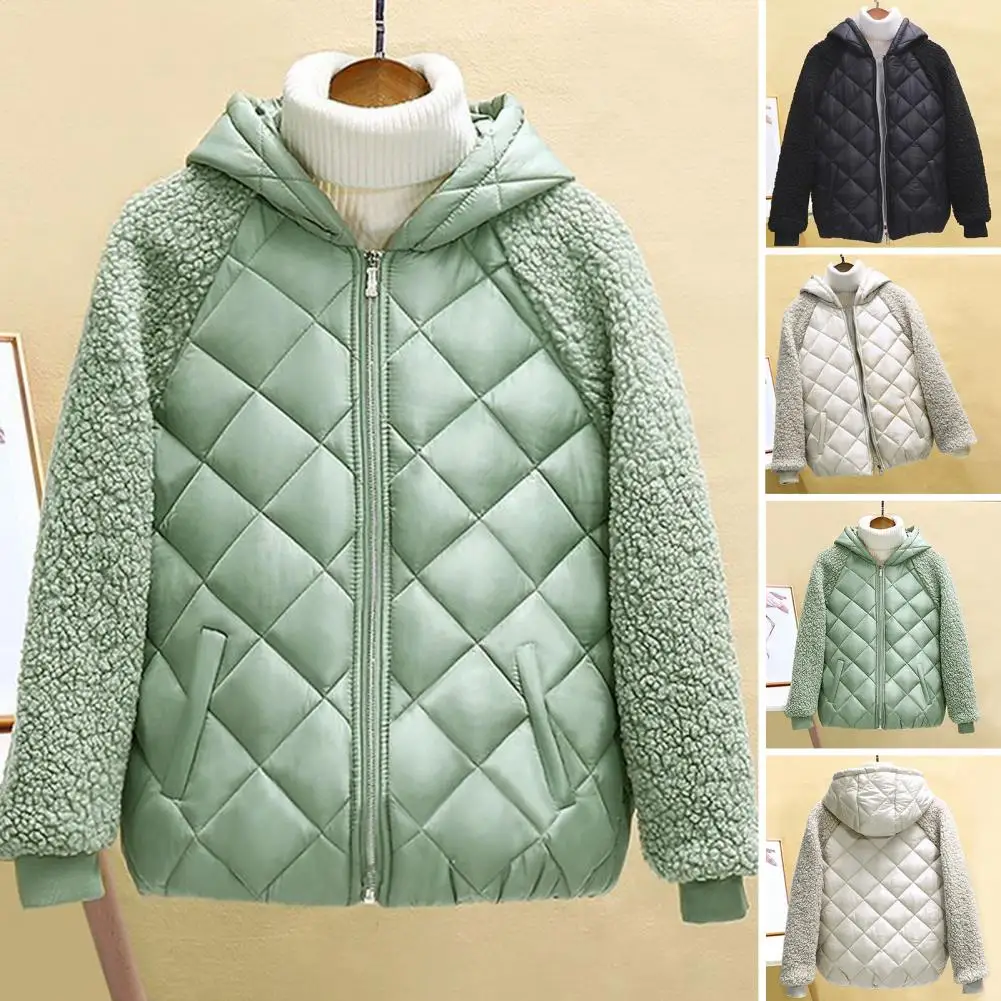 Thin Light Down Cotton Jacket Female Short Coat Autumn Winter Women's 2023 New Hooded Loose Lmitation Lamb Wool Cotton Jacket
Thin Light Down Cotton Jacket Female Short Coat Autumn Winter Women's 2023 New Hooded Loose Lmitation Lamb Wool Cotton Jacket