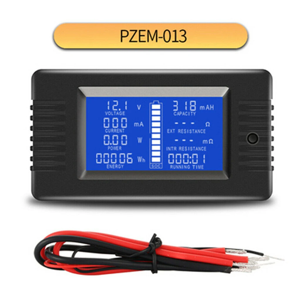 Current Power Capacity Battery Tester Current Range Stable DC Ammeter Sturdy Digital Monitoring Volt Ampere Analyzer
Current Power Capacity Battery Tester Current Range Stable DC Ammeter Sturdy Digital Monitoring Volt Ampere Analyzer