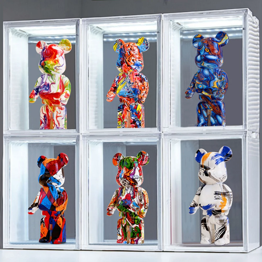 26cm Bearbricks Resin 400% Violent Bear Bearbricks Sculptures and Figurines Home Decoration Desk Accessories Kawaii Room Decor
26cm Bearbricks Resin 400% Violent Bear Bearbricks Sculptures and Figurines Home Decoration Desk Accessories Kawaii Room Decor