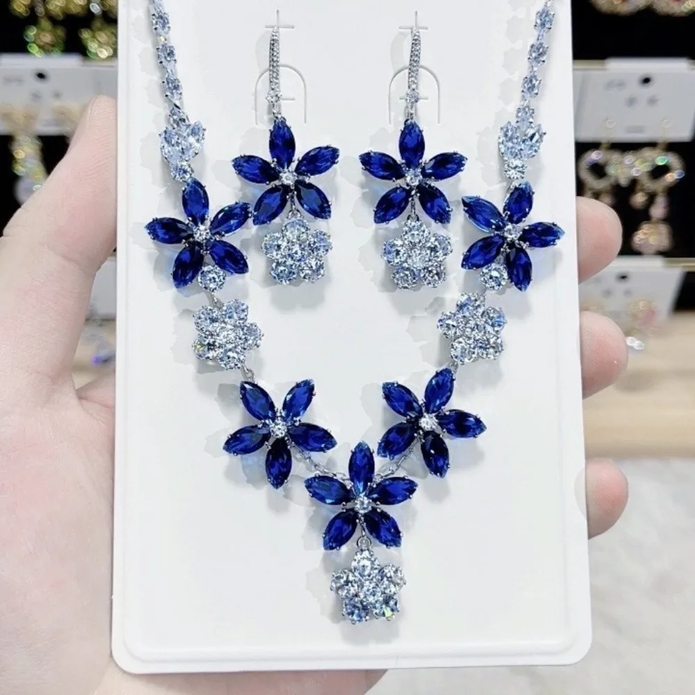 2pcs Green Flower Necklace Earrings Pendant Zirconia Women Crystal Bridal Wedding Fashion Jewelry Set Party Gifts 1 Mallzona Sb2dc2e7fdcfa481994175c2ed4e3ad21s 2pcs Green Flower Necklace Earrings Pendant Zirconia Women Crystal Bridal Wedding Fashion Jewelry Set Party Gifts Mallzona