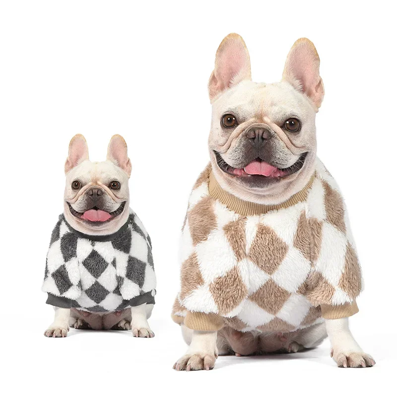 Fashionable Pullover Dog Clothes Accessories Pet Clothes Fleece Plaid Dog Arctic Fleece Print Sweater
Fashionable Pullover Dog Clothes Accessories Pet Clothes Fleece Plaid Dog Arctic Fleece Print Sweater