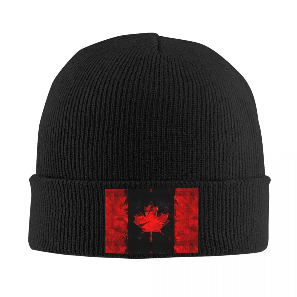 

Canada Flag Bonnet Hat Knit Hat Men Women Hip Hop Unisex Adult Canadian Patriotic Winter Warm Beanies Cap