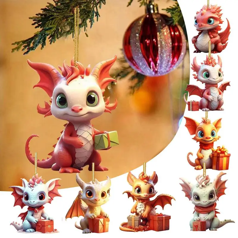 Christmas Dragon Ornaments Cute Dragon Decorative Figurines vehicle Rear view Mirror Decoration Pendant auto interior decors
Christmas Dragon Ornaments Cute Dragon Decorative Figurines vehicle Rear view Mirror Decoration Pendant auto interior decors