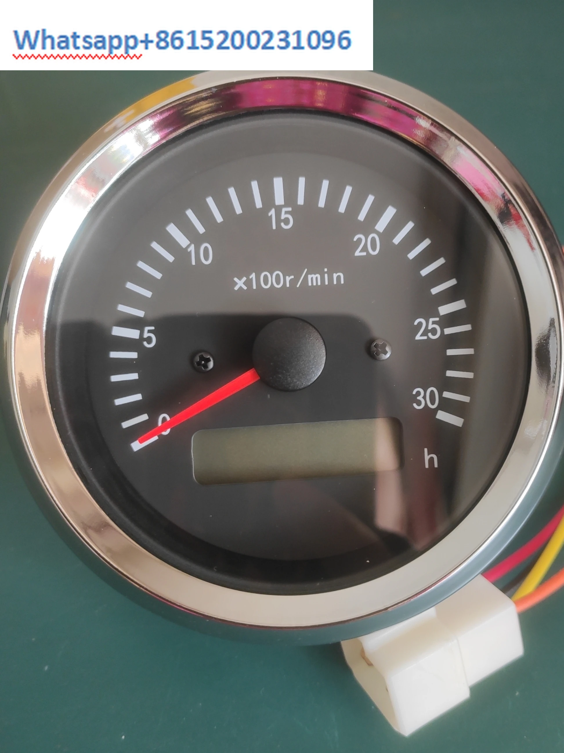 Tachometer for automotive engines, flywheel rotation speedometer, adjustable gear ratio, number of teeth
Tachometer for automotive engines, flywheel rotation speedometer, adjustable gear ratio, number of teeth