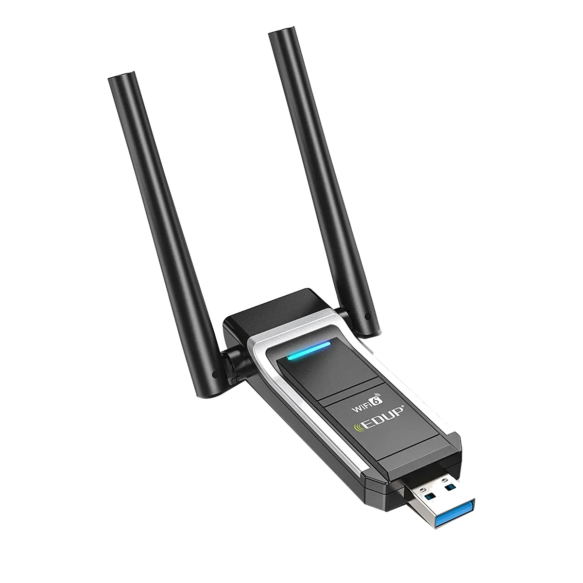 

EDUP AX1800M USB WIFI 6 Adapter 802.11Ax for PC, USB 3.0 Wifi Dongle 5 GHz/2.4 GHz High Gain Wireless Network Adapter