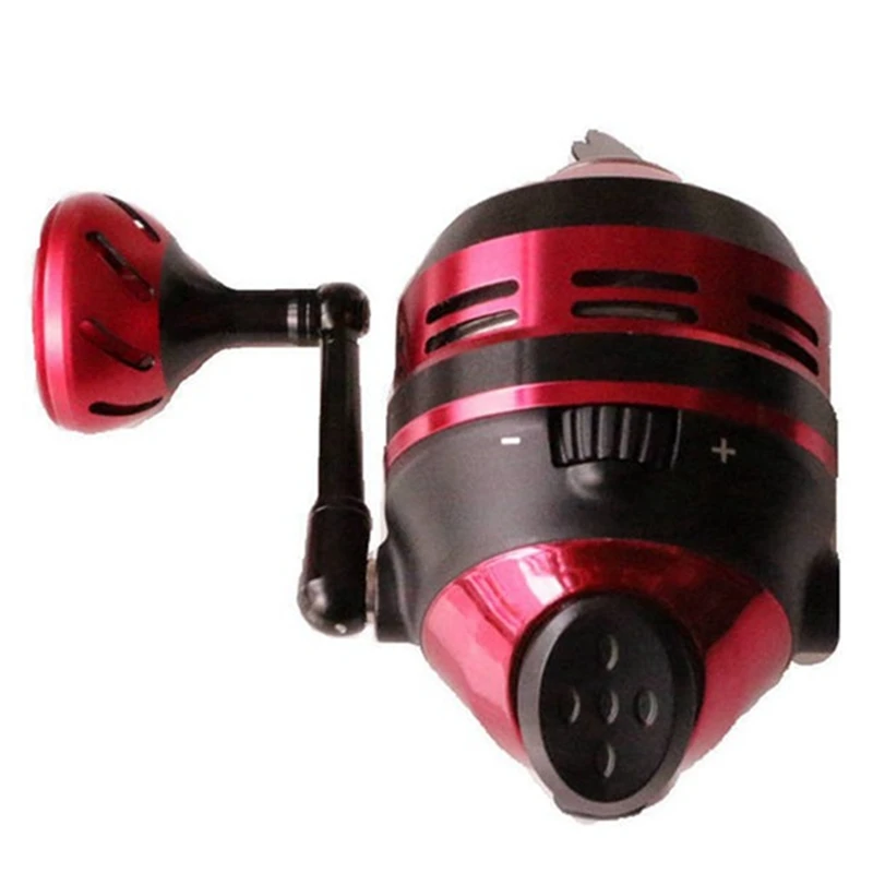 

1 Piece Pisces RAMPART TR25 Fishing Reel 3+1 BB Gear Red Metal With Wrist Guard 5PE Line 40M Closed Reel