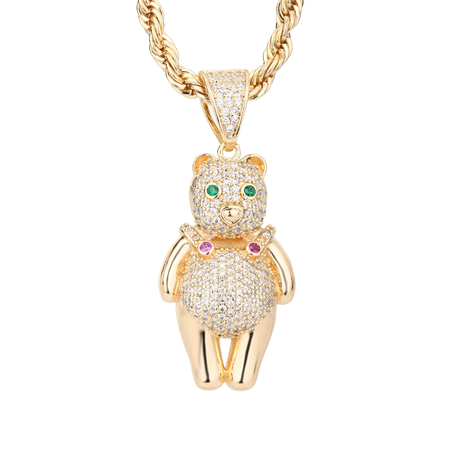 2024-Hip Hop Fashion Fat Bear Pendant Necklace Men's and Women's Iced Blinking Panda Pendant Jewelry Gift Direct Gift
2024-Hip Hop Fashion Fat Bear Pendant Necklace Men's and Women's Iced Blinking Panda Pendant Jewelry Gift Direct Gift