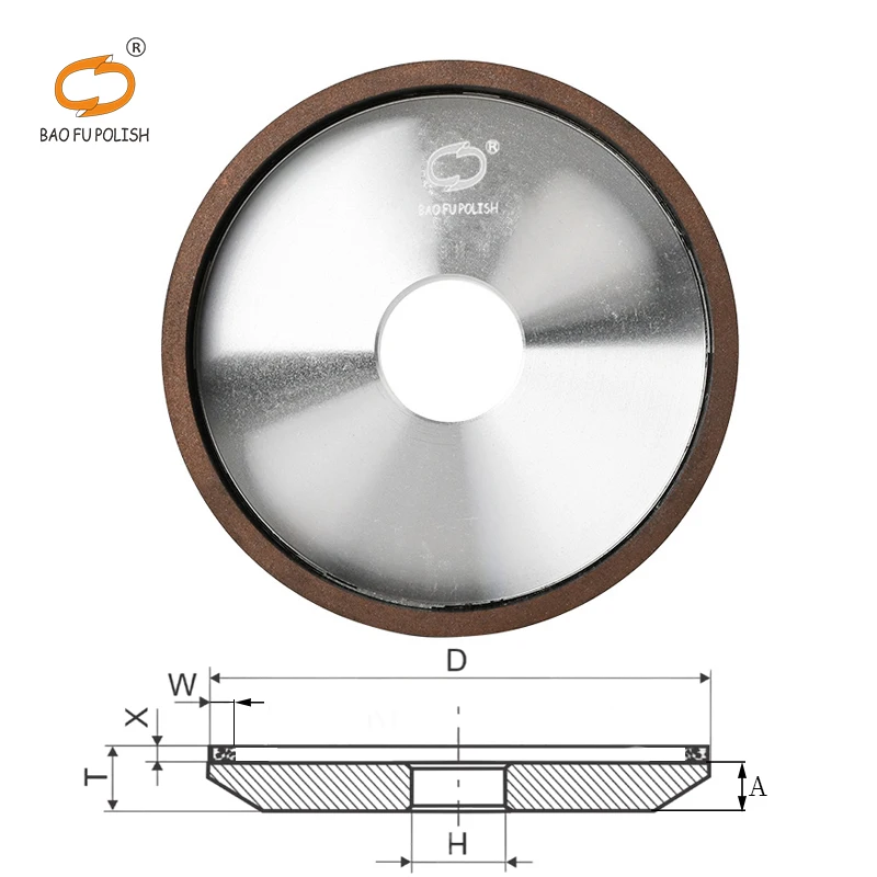 

125mm Diamond Sharpening Disc Grinding Carbide Steel Tungsten Saw Blade Sharpener Top Angle Milling Tool Grinder of circular saw