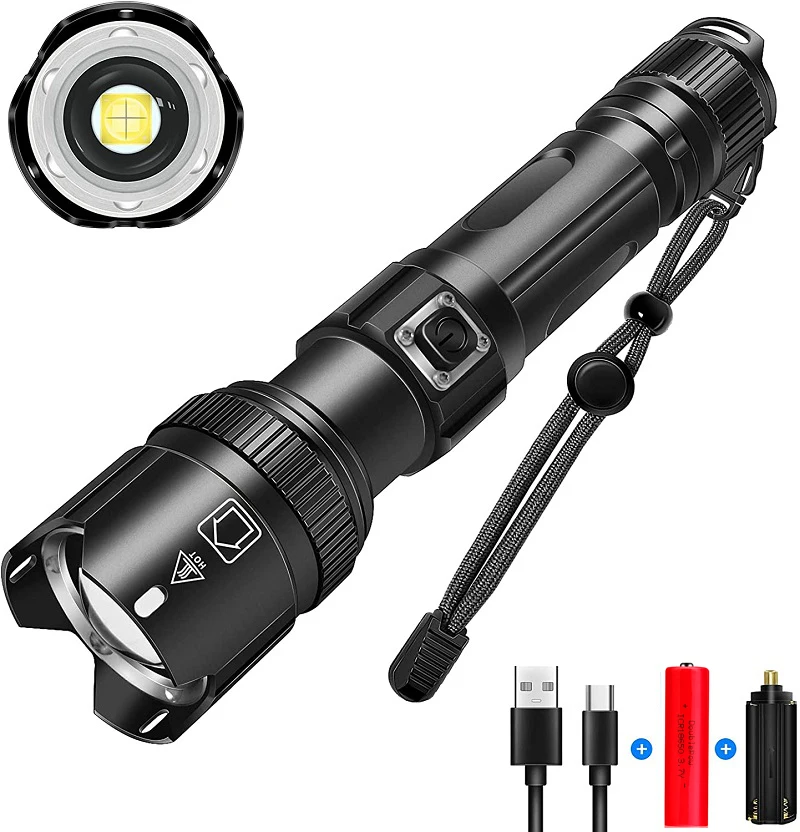 

xhp50.3most powerful LED flashlight 5 Modes usb Zoom led torch xhp50 Rechargeable 18650 battery Best Camping fishing Outdoor
