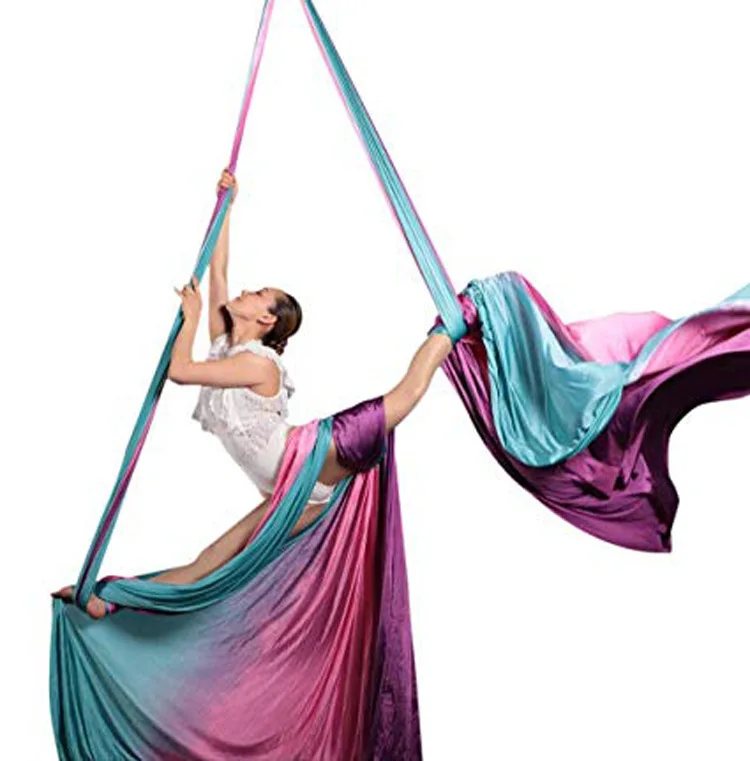 Wholesale Yoga Sling Inversion Swing 11 Yard Aerial Silks Equipment Antigravity Ceiling Hanging Aerial Yoga Hammock Trapeze Kit
Wholesale Yoga Sling Inversion Swing 11 Yard Aerial Silks Equipment Antigravity Ceiling Hanging Aerial Yoga Hammock Trapeze Kit