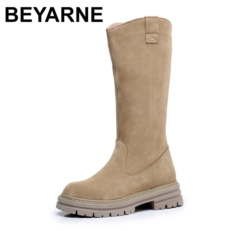 2023 Women Knee High Boots Cow Suede Long Boots Flat Heel Slip-On Fashion Lady Shoes Riding Boots
2023 Women Knee High Boots Cow Suede Long Boots Flat Heel Slip-On Fashion Lady Shoes Riding Boots
