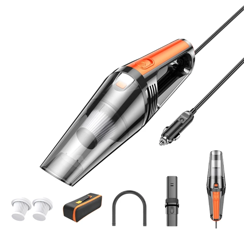 03KB Car Vacuum Cleaner Handheld High-power Dry Wet Vacuum Cleaner with LED Light 6000Pa 120W 12V Car Cleaner for Home Office
03KB Car Vacuum Cleaner Handheld High-power Dry Wet Vacuum Cleaner with LED Light 6000Pa 120W 12V Car Cleaner for Home Office