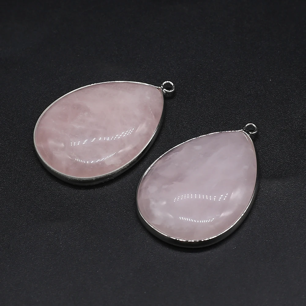 Reiki Healing Natural Crystal Rose Quartzs Charm Pendant For Jewelry Making DIY Bracelet Necklace Accessories 30x45mm
Reiki Healing Natural Crystal Rose Quartzs Charm Pendant For Jewelry Making DIY Bracelet Necklace Accessories 30x45mm