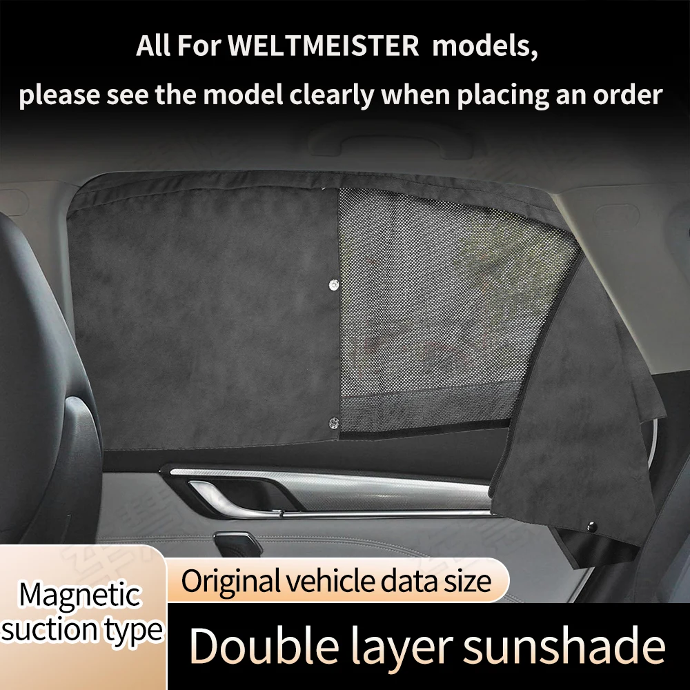 Full size car curtains For WELTMEISTER ES6 EX5 EX6 W6 deer velvet double layer window sunshade curtains
Full size car curtains For WELTMEISTER ES6 EX5 EX6 W6 deer velvet double layer window sunshade curtains