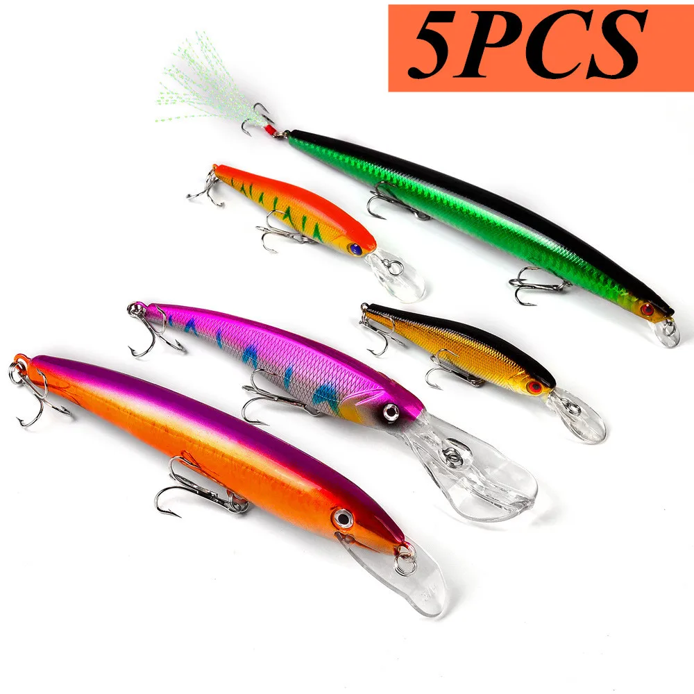 Mixed Fishing Lures Set Bass Pike Towing Trout Bait Float Rock Small Fatty Sinking Pencil Bait Wobbler Feather pesca Lures Kit
Mixed Fishing Lures Set Bass Pike Towing Trout Bait Float Rock Small Fatty Sinking Pencil Bait Wobbler Feather pesca Lures Kit