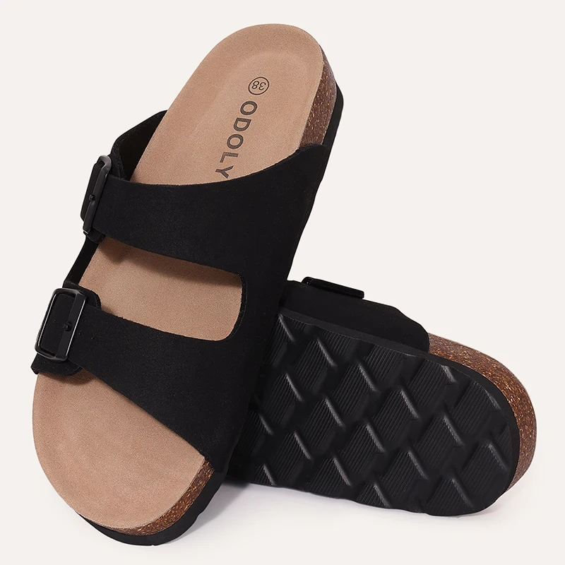 Bebealy Summer Womens Slide Sandals Cork Footbed Clogs Slippers Platform Straps Adjustable Buckle Slip on Sandals Arch Support
Bebealy Summer Womens Slide Sandals Cork Footbed Clogs Slippers Platform Straps Adjustable Buckle Slip on Sandals Arch Support