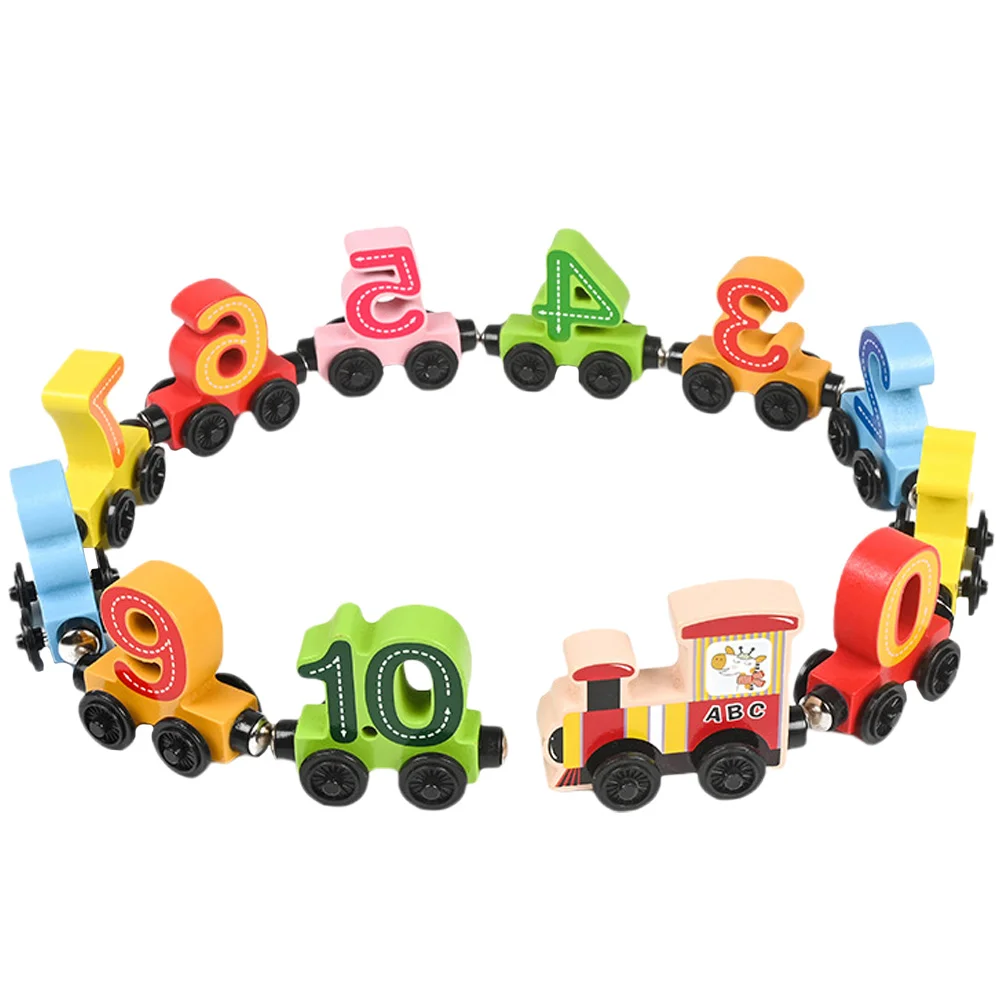 Wooden Magnetic Train Number Set Cognition Playthings Colorful Toys Sets Trains Magnets
Wooden Magnetic Train Number Set Cognition Playthings Colorful Toys Sets Trains Magnets
