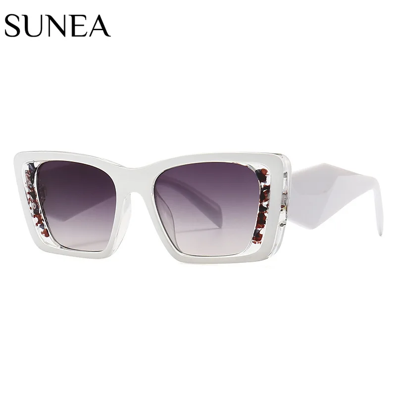 

Women Sunglasses Fashion Cat Eye Sunglass Polygonal Leopard Frame Sun Glasses Retro UV400 Gradients Shades Eyewear Gafas De Sol