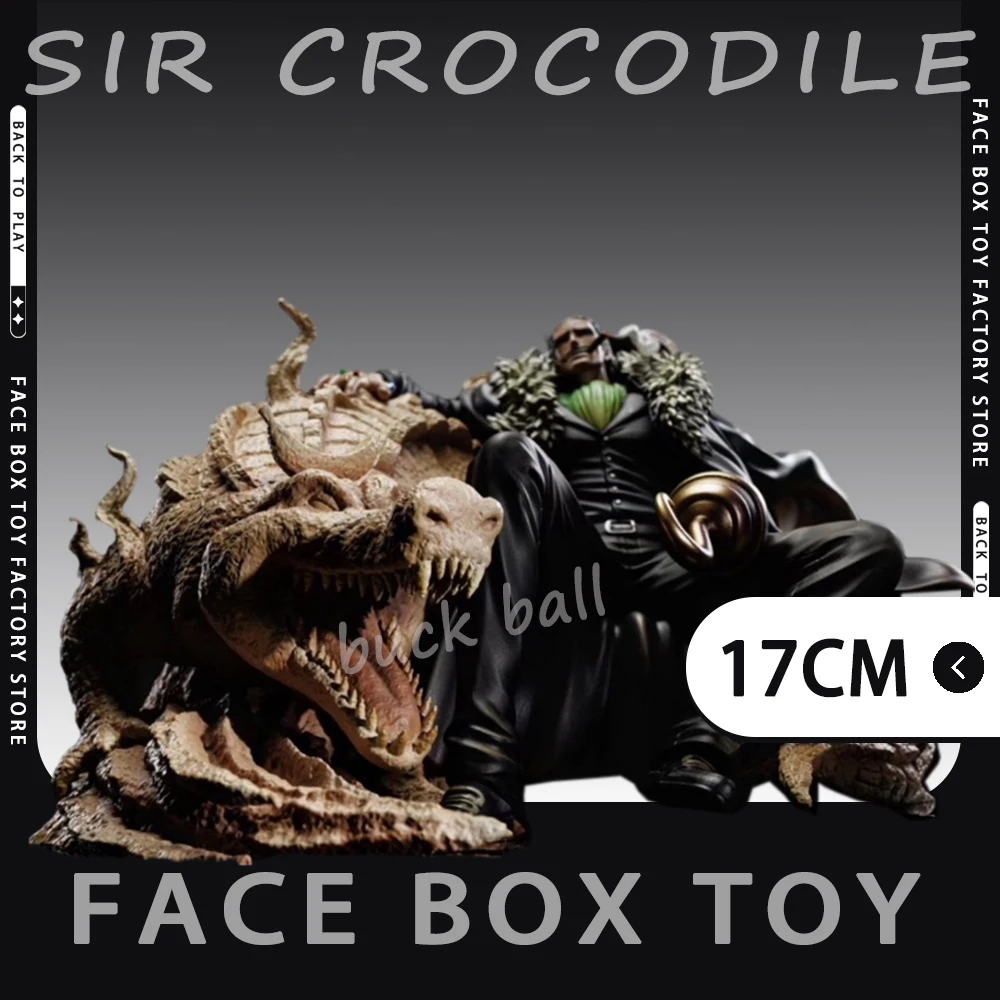 17cm One Piece Anime Figures Sir Crocodile Action Figure King of the Desert Figurine Ornament Desk Decoration PVC Doll Toys Gift
17cm One Piece Anime Figures Sir Crocodile Action Figure King of the Desert Figurine Ornament Desk Decoration PVC Doll Toys Gift