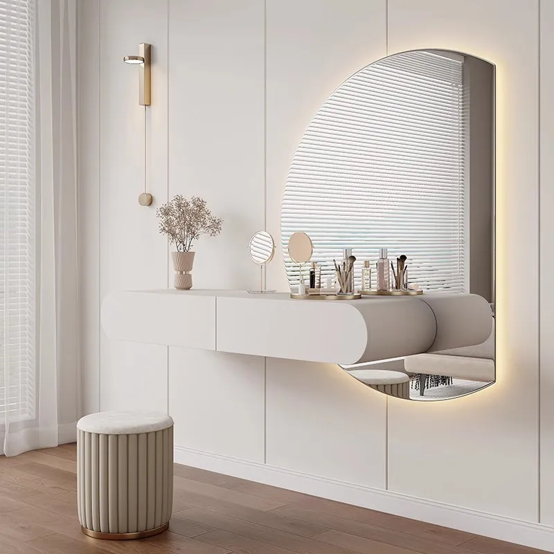 Dressing Table Modern Minimalist Bedroom Dresser Wall Hanging Makeup Mirror Combination
Dressing Table Modern Minimalist Bedroom Dresser Wall Hanging Makeup Mirror Combination