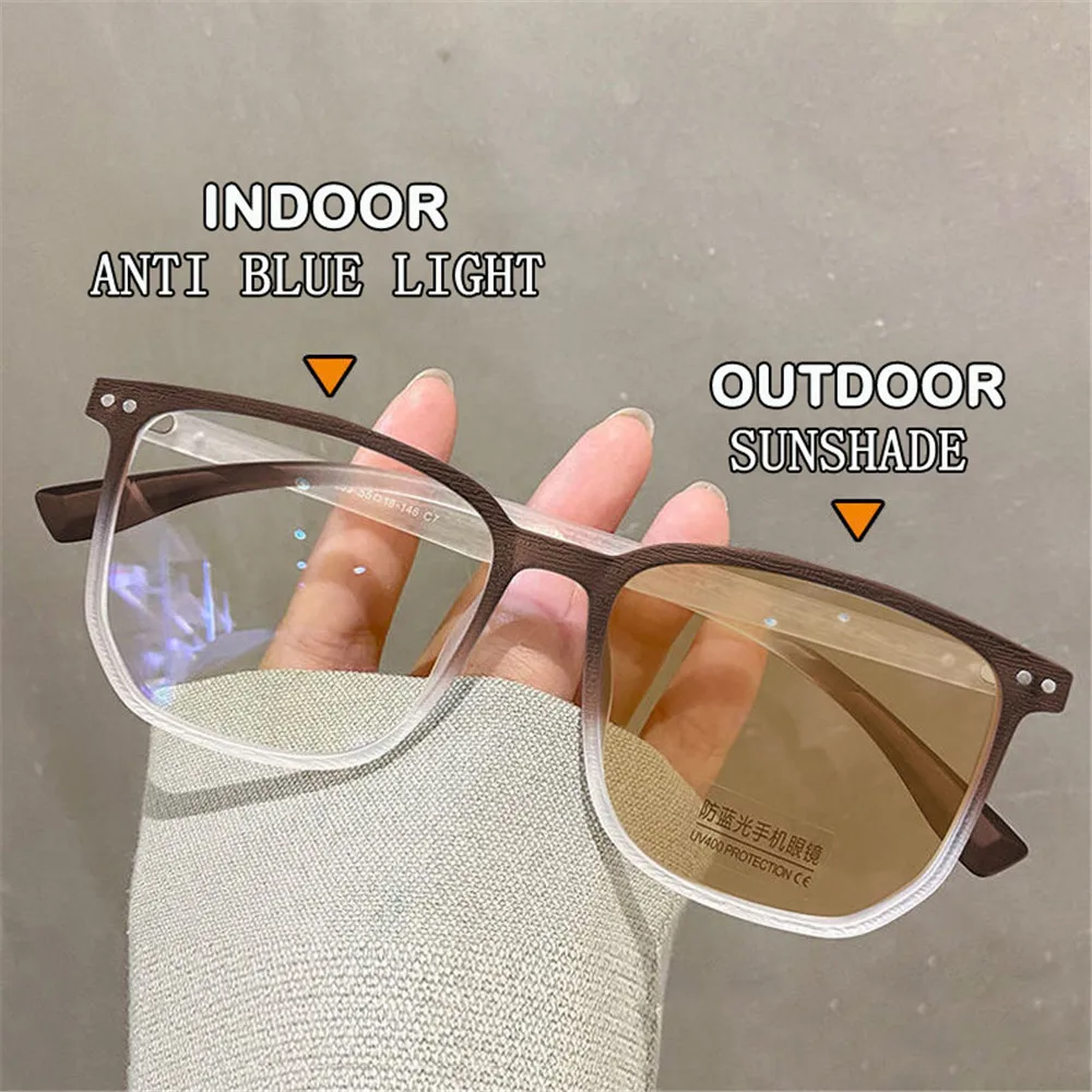 Myopia Sunglasses UV400 Photosensitive Color Changing Reading Glasses Anti Blue Light Anti Ultraviolet Outdoor Glasses 0 To -6.0
Myopia Sunglasses UV400 Photosensitive Color Changing Reading Glasses Anti Blue Light Anti Ultraviolet Outdoor Glasses 0 To -6.0
