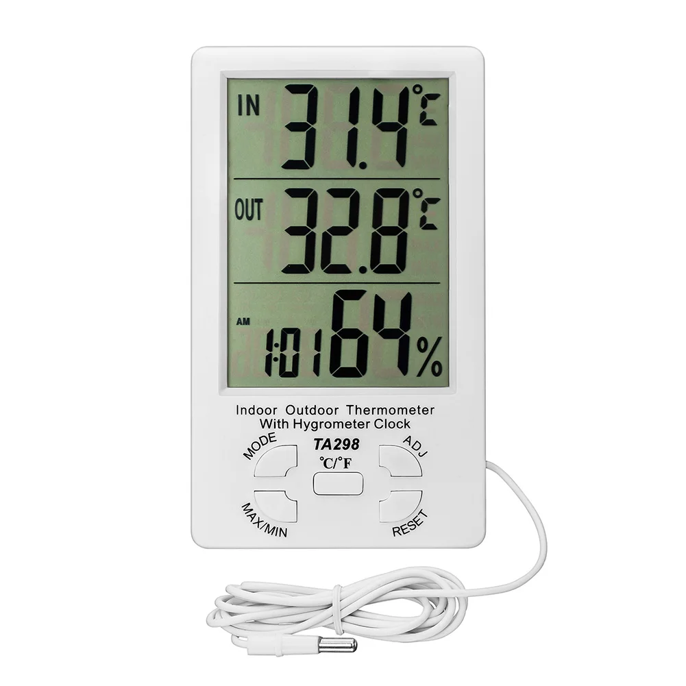

Hygrometer Thermometer Electronic Household Hygrometer Indoor Large Screen Meter Humidity Outdoor Thermometers