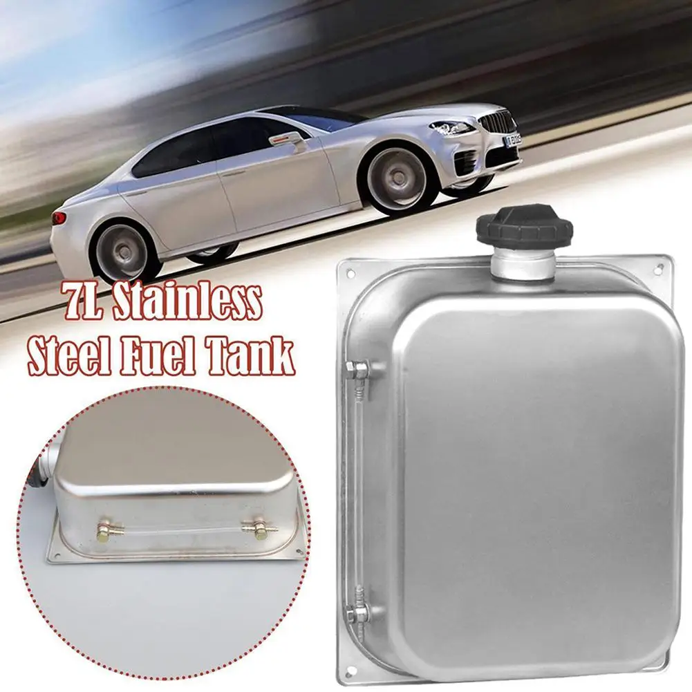 

7L Stainless Steel Gasoline Petrol Fuel Tank Can Universal Heater Car Accessories Fuel Tank Fit For Webasto Eberspacher O7L7