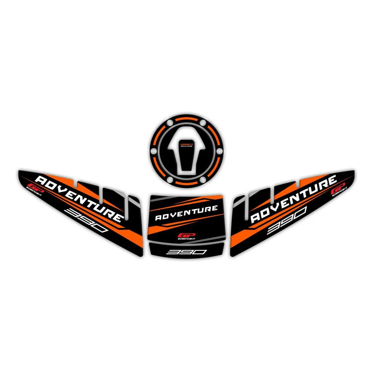 GP Kompozit for 390 Adventure 2020-2022 Compatible Tank Pad Set Black-Orange Motorcycle Accessory Sticker
GP Kompozit for 390 Adventure 2020-2022 Compatible Tank Pad Set Black-Orange Motorcycle Accessory Sticker