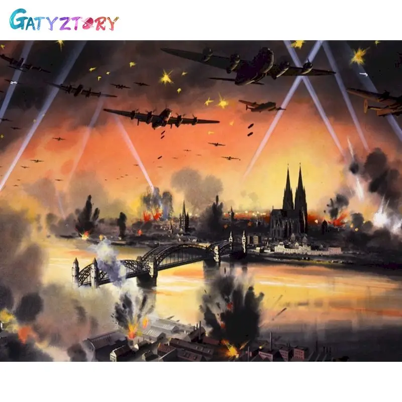 GATYZTORY Pictures By Numbers War Landscape Frame Painting By Numbers Sunset On Canvas DIY Home Decoration DIY Gift 40x50cm
GATYZTORY Pictures By Numbers War Landscape Frame Painting By Numbers Sunset On Canvas DIY Home Decoration DIY Gift 40x50cm