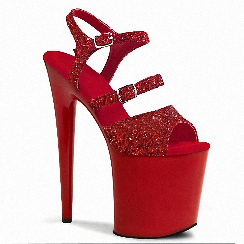 Peep Toe Sexy Fetish Shoes 20cm Nightclub Big Size Bride 8Inche Catwalk Flash Powder Women Exotic Dancer Gothic Full Dress Show
Peep Toe Sexy Fetish Shoes 20cm Nightclub Big Size Bride 8Inche Catwalk Flash Powder Women Exotic Dancer Gothic Full Dress Show