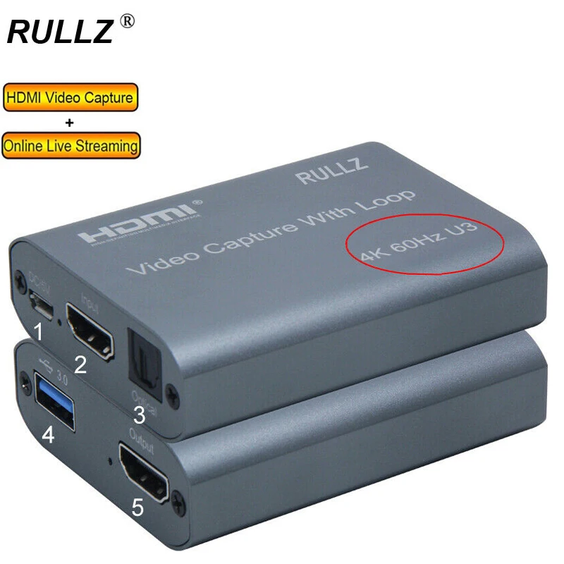 Yuy2 Full HD 1080P 60fps Audio Video Capture Card with 4K Loop HDMI To USB 3.0 PC Live Streaming Device Game Video Recording Box
Yuy2 Full HD 1080P 60fps Audio Video Capture Card with 4K Loop HDMI To USB 3.0 PC Live Streaming Device Game Video Recording Box