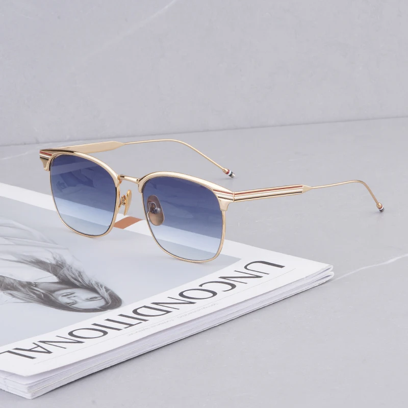 Fashion Thom Brand Men Sunglasses Alloy Metal Frame Driving Glasses Gafas De Sol TB104 Luxury Sunglasses Women Anti-reflective
Fashion Thom Brand Men Sunglasses Alloy Metal Frame Driving Glasses Gafas De Sol TB104 Luxury Sunglasses Women Anti-reflective